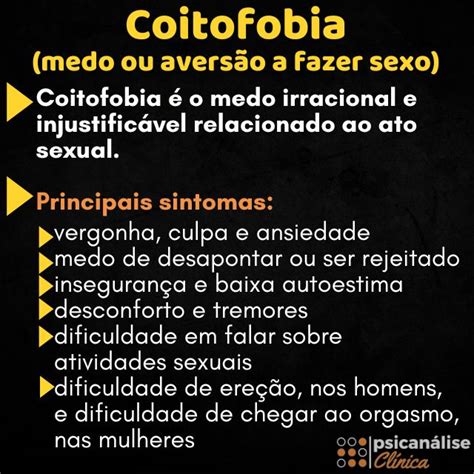 Coitofobia: medo ou aversão a fazer sexo